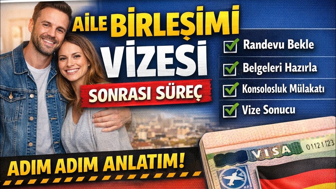 Aile Birleşimi Vizesi Randevu Başvurusu Sonrası Süreç | Adım Adım Anlatım (2026)