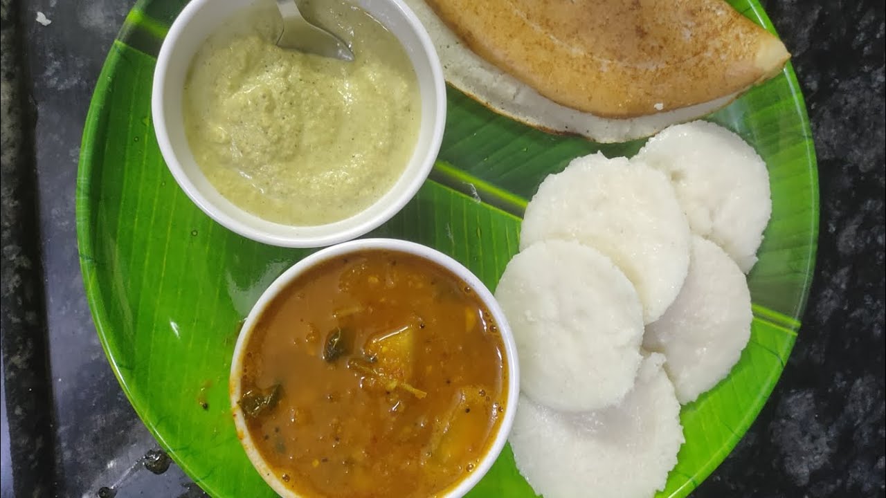 Idali & delicious shambhar chatney recipe 🍱😋..|| #idli #shambhar #nariyalchutney 