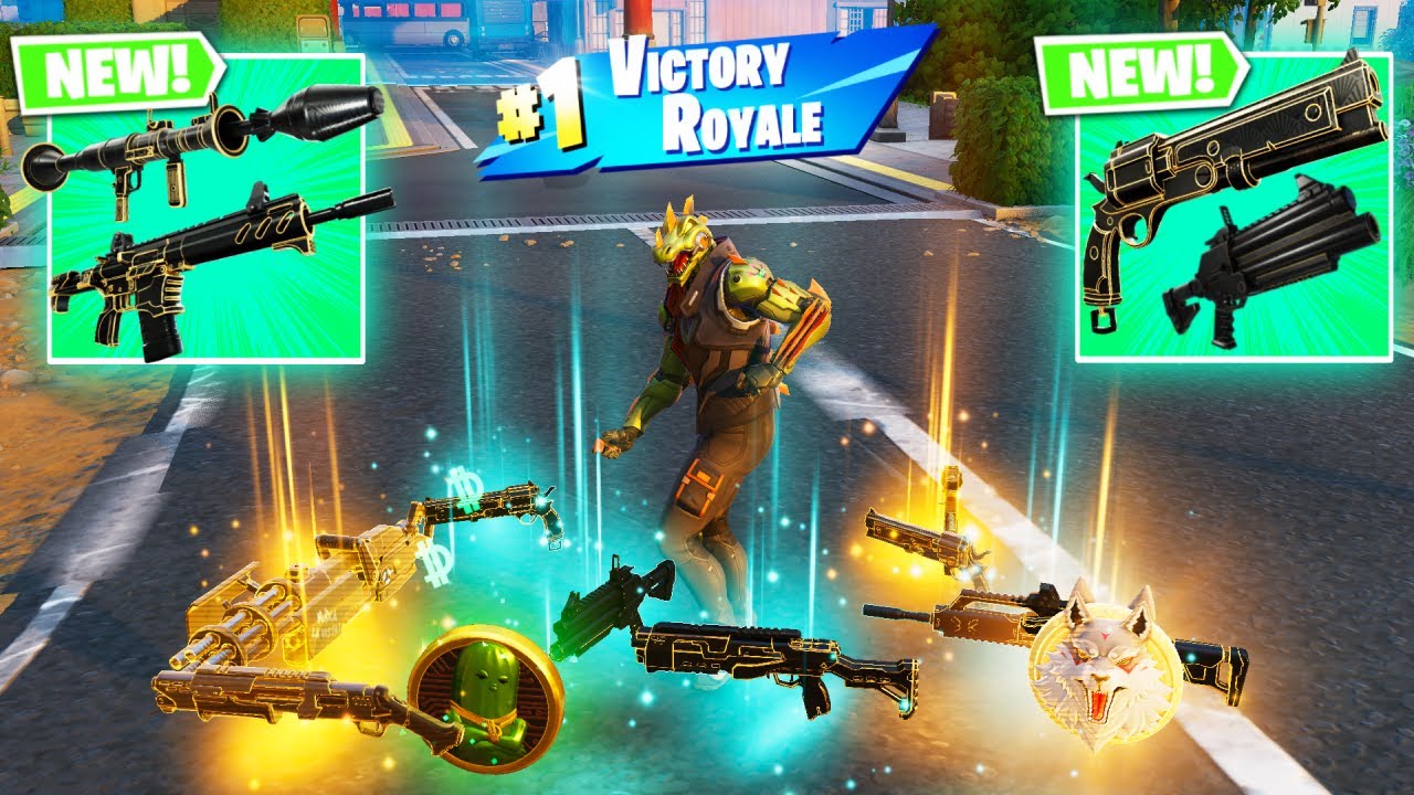 MECHA R3X vs EXOTIC WEAPONS NEW 3 MEDALLIONS & MYTHIC’S CHALLENGE (FORTNITE Chapter6)