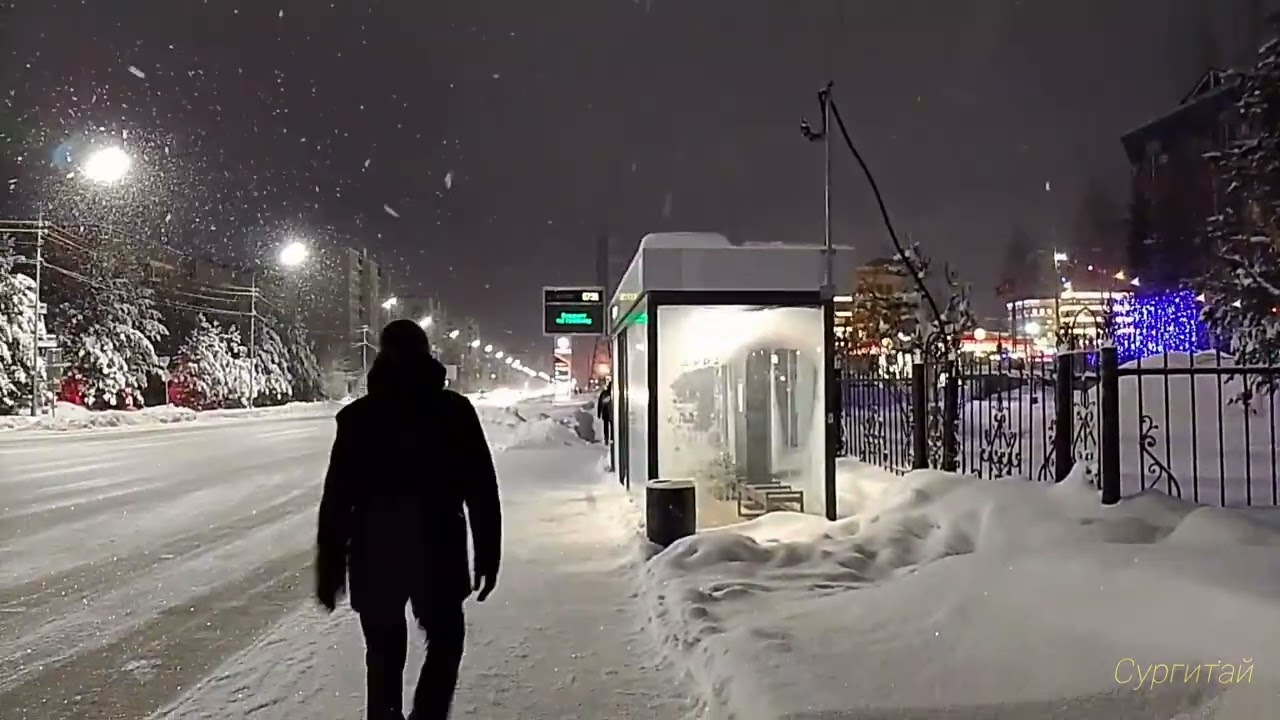 Зимний Сургут январь 2026