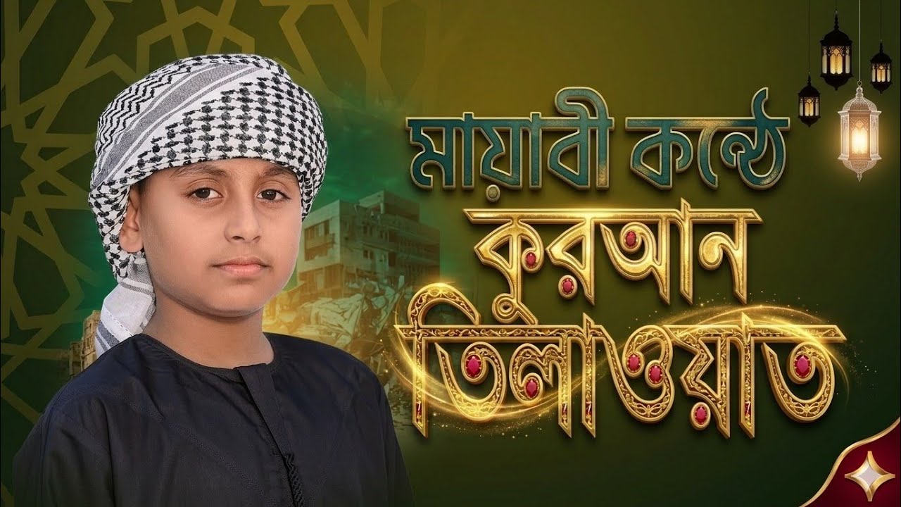 মন জুড়ানো  মায়াবী কন্ঠে তেলাওয়াত। 