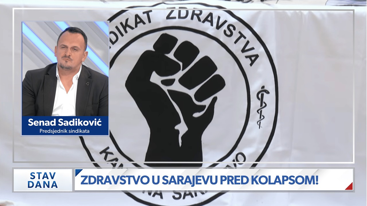 Sadiković: Politika je zarobila zdravstveni sistem, ako izostane dogovor slijedi generalni &scaron;trajk