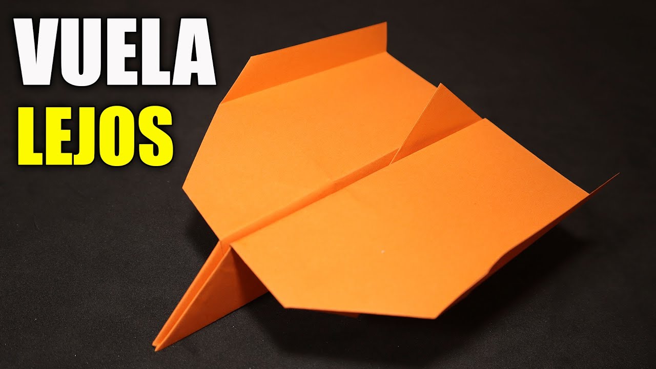 Como Hacer un Avión de Papel que Vuela Mucho y lejos | Mejores Aviones de Papel