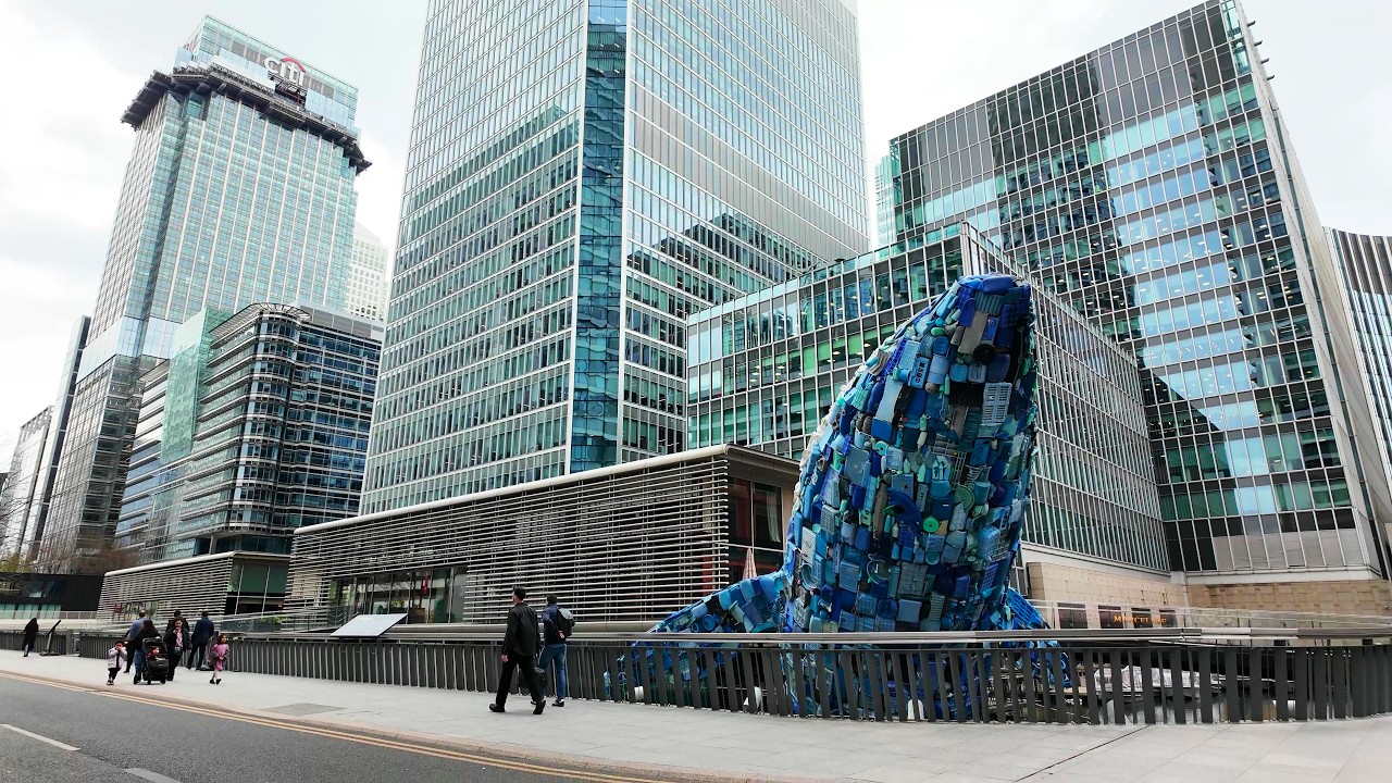 [4K] Wood Wharf | Canary Wharf | London Walking Tour