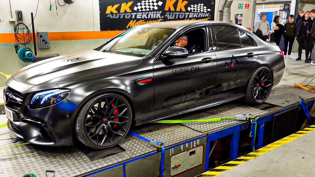 Nillers E63s AMG på rullefelt! Yder den mere end standard?