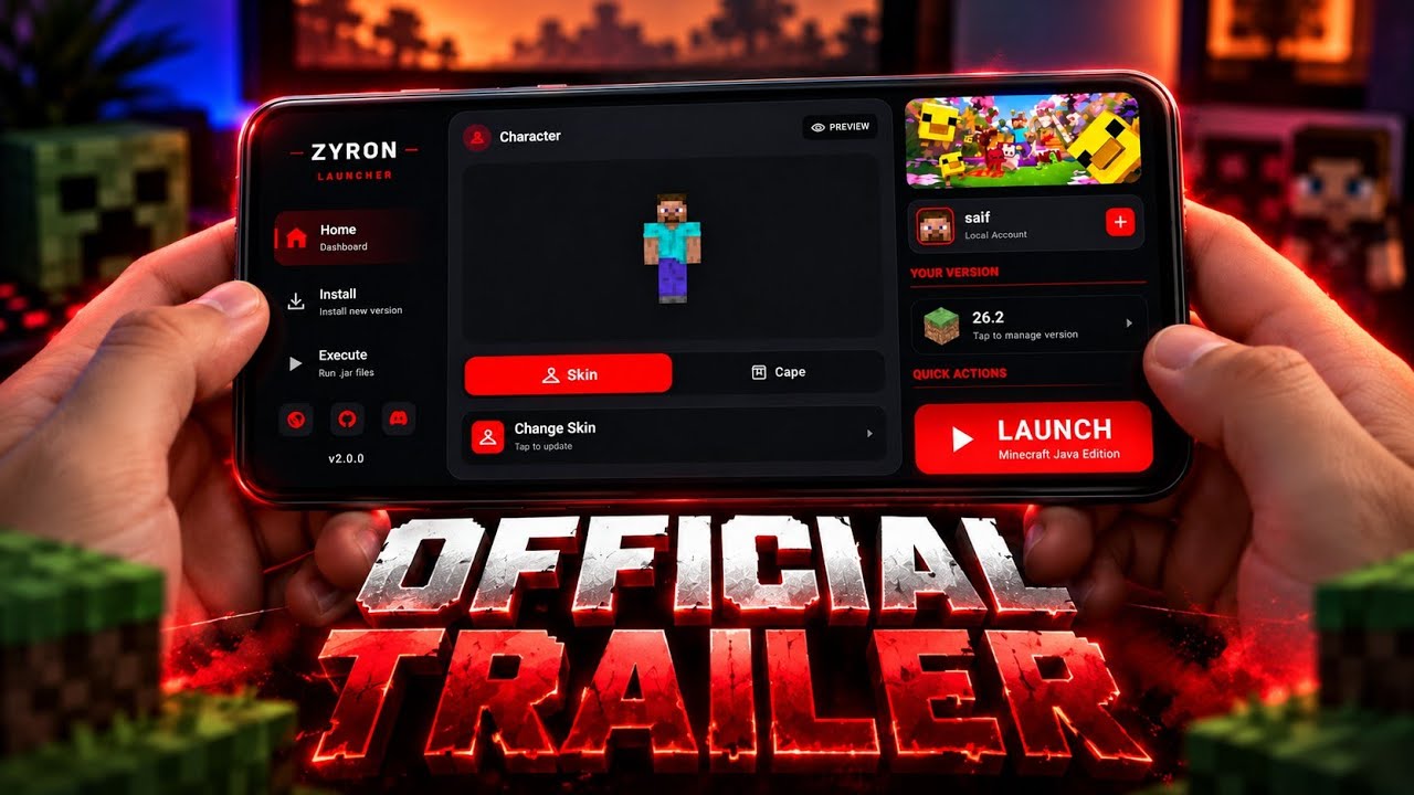 ZYRON LAUNCHER &mdash; Official Trailer | Author Saif Khan 🔥🎬