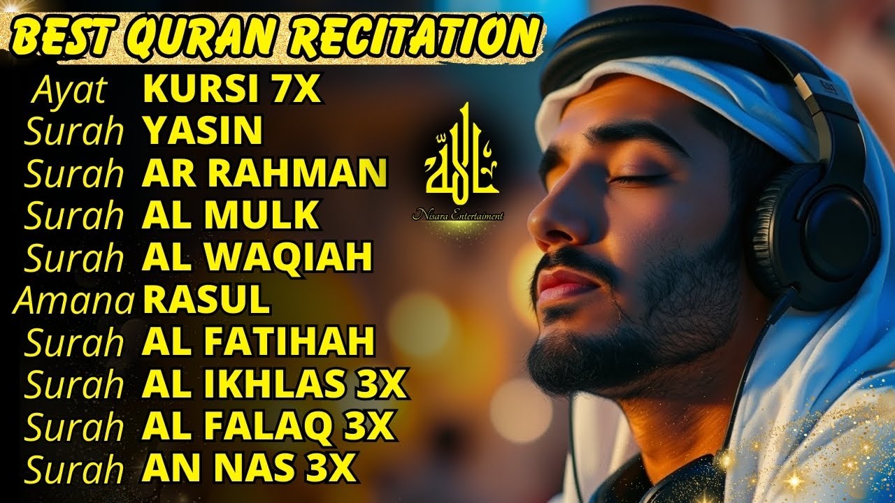 En Direct : Coran Relaxant & Magnifique 2025 | Voix d&rsquo;Or Yaser | S&eacute;r&eacute;nit&eacute; et Paix de l&rsquo;Esprit