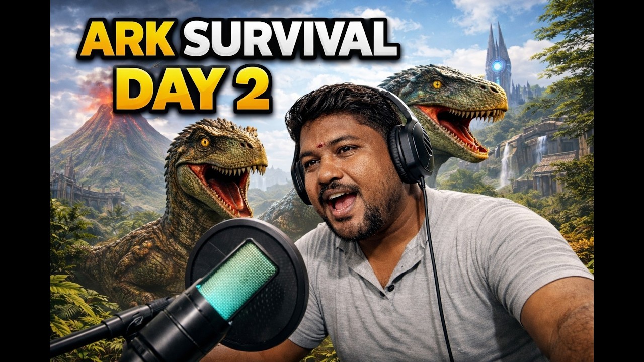 🦖 ARK Survival LIVE 🔥 Day - 2 Taming Dinosaurs & Epic Base Raid | VTS Gaming