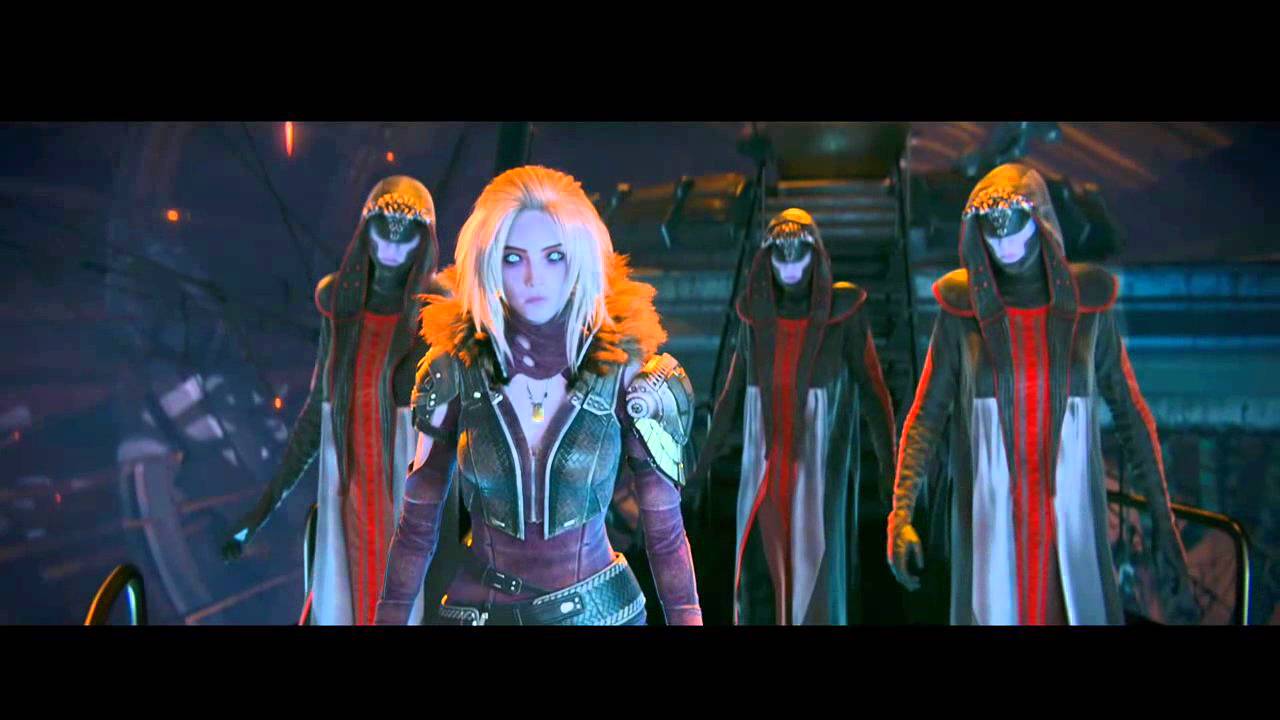 Destiny TTK Opening Cut Scene, Space Battle's, Oryx, Queen, Crow, Dreadnought,