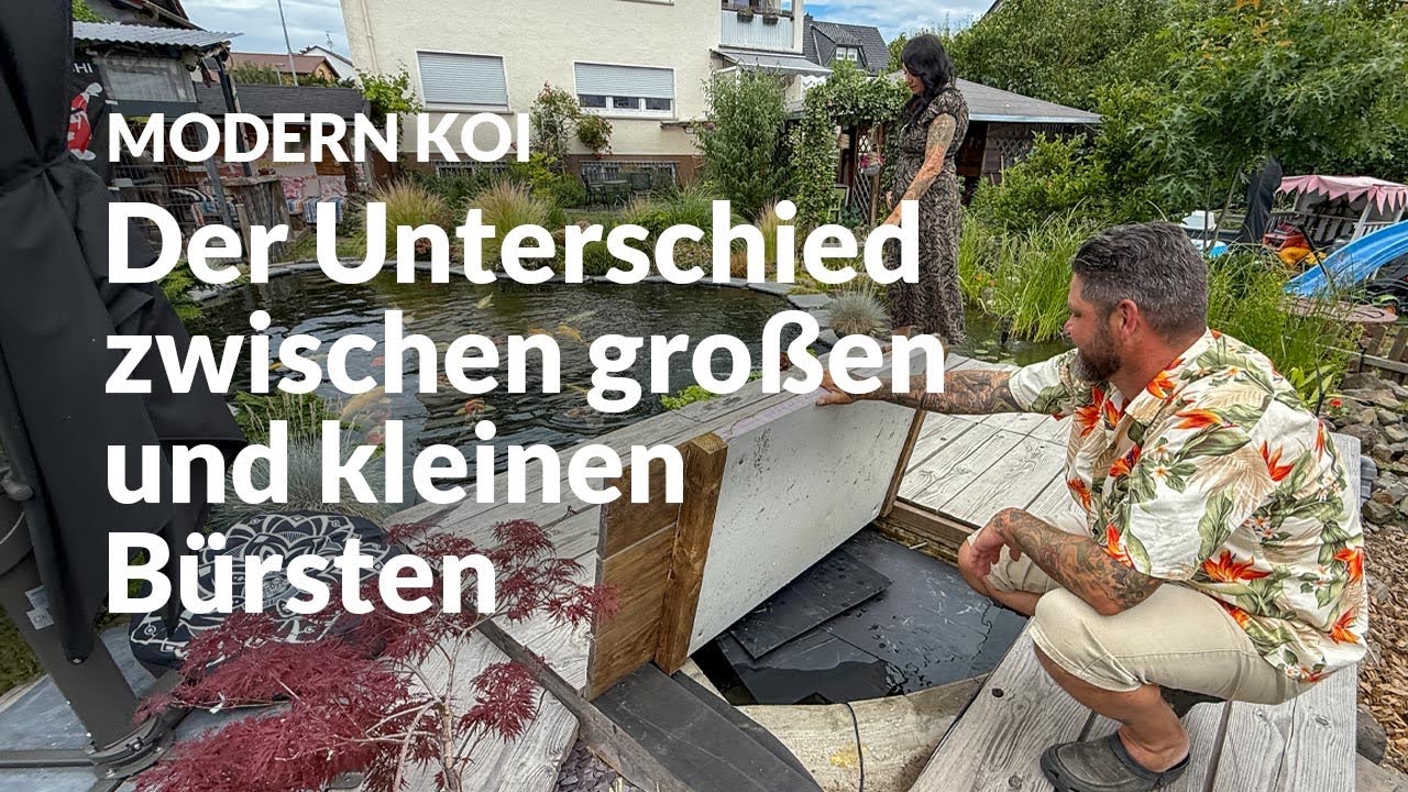 Melanie und Steffens DIY Bürstenfilter | Modern Koi Blog #7899