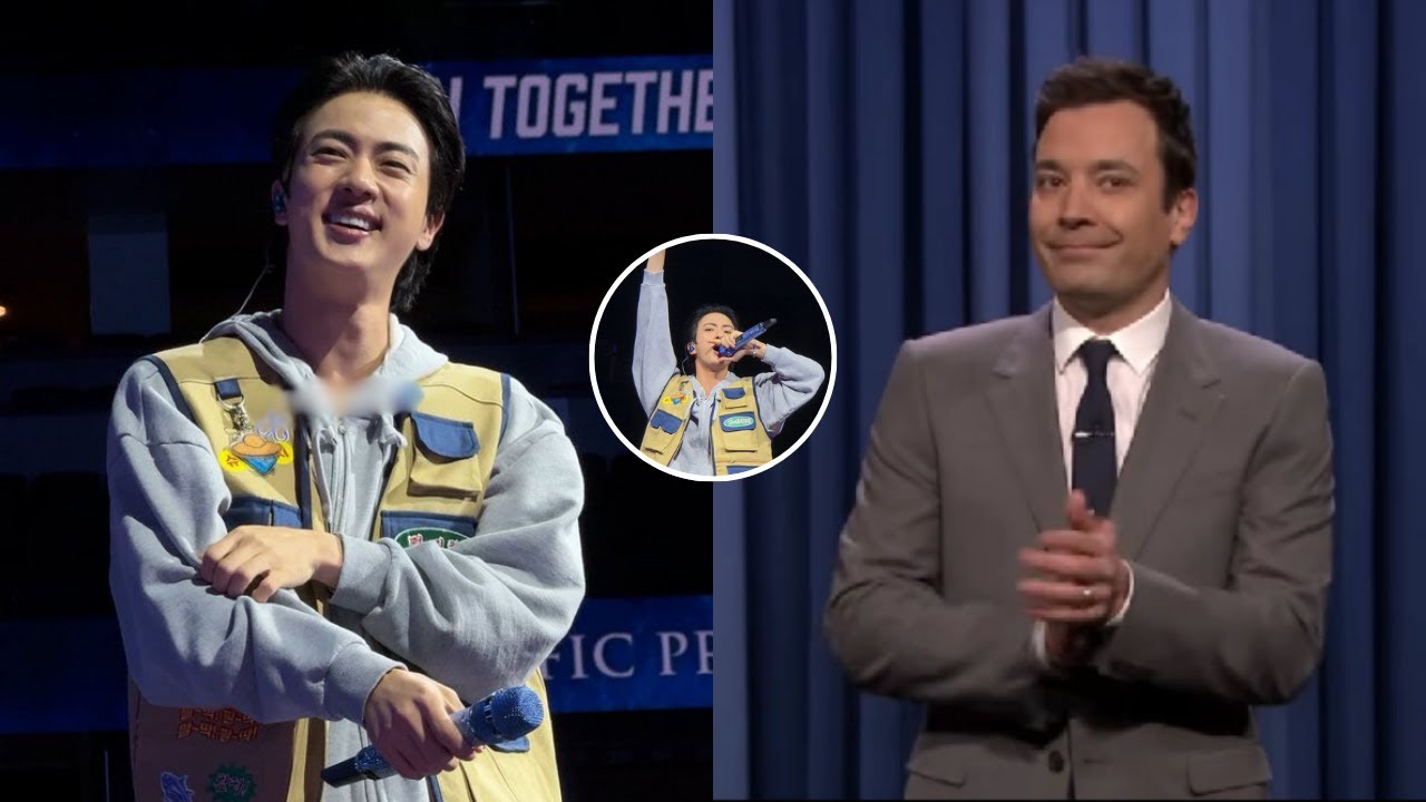 “He’s Too Handsome to Be This Funny!”—Jimmy Fallon Loses It Over Jin’s Duality in ANAHEIM