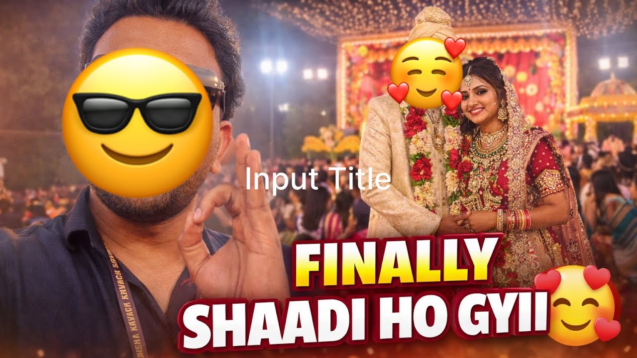 Finally Shaadi ho hi gayii itne saal baad 🥰🥰
