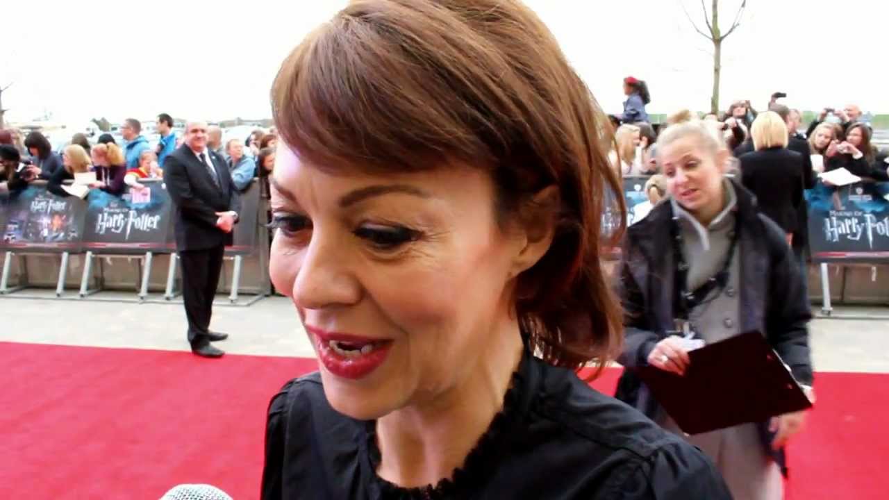Helen McCrory Interview - Harry Potter Studio Tour Grand Opening