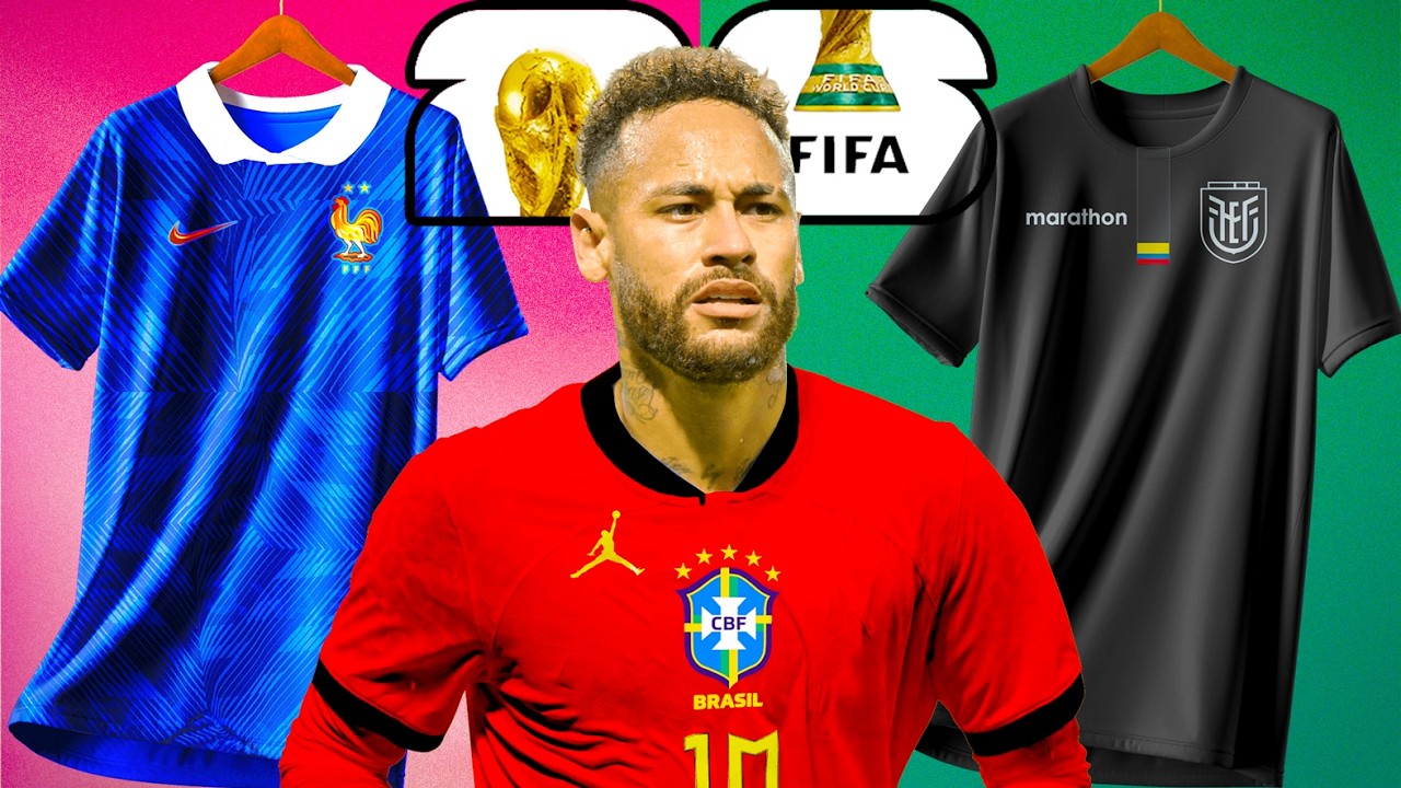 NUEVAS CAMISETAS del MUNDIAL 2026 | Brasil, Argentina, Francia  y m&aacute;s