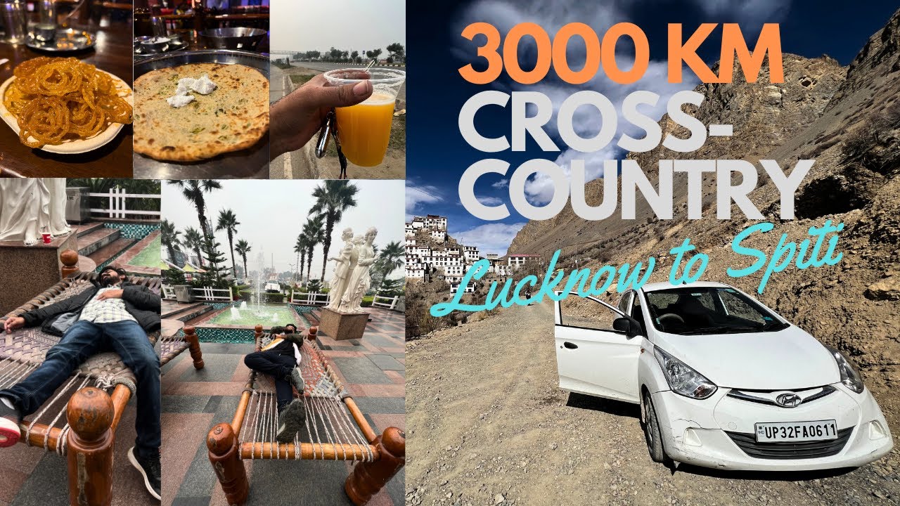 Final leg of 3000km cross country journey in Hyundai Eon | #lucknow  To #spitivalley