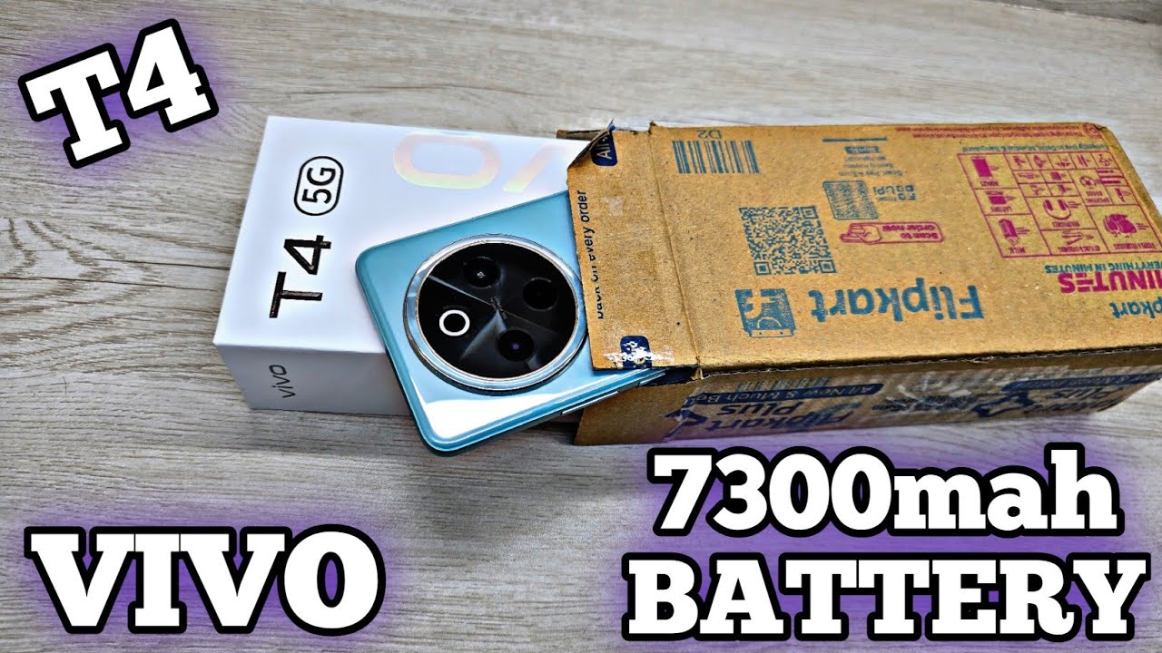 Vivo T4 5G Unboxing 7300mah Battery Flipkart Sale Unit - Power Bank of 2025 ?
