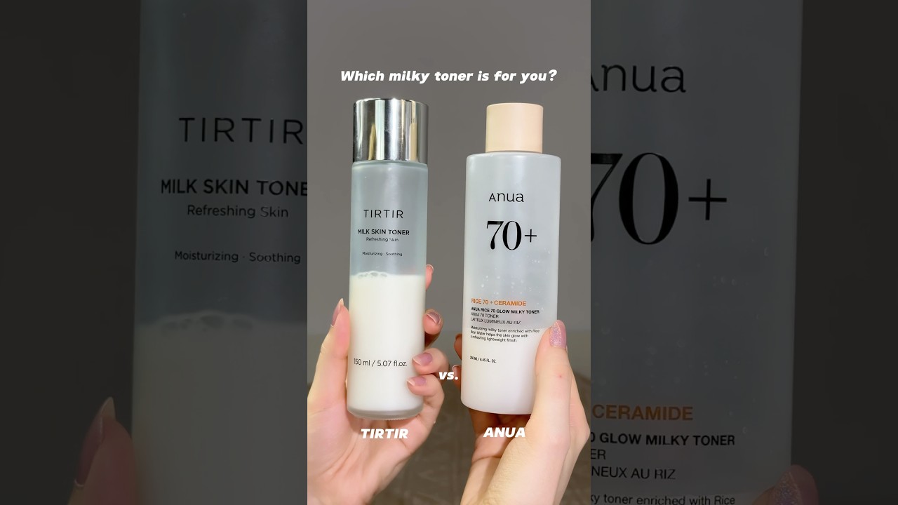 TIRTIR vs Anua: which milky toner is for you?🤍#tirtir #anua #ricetoner #skincare #kbeauty #reviews