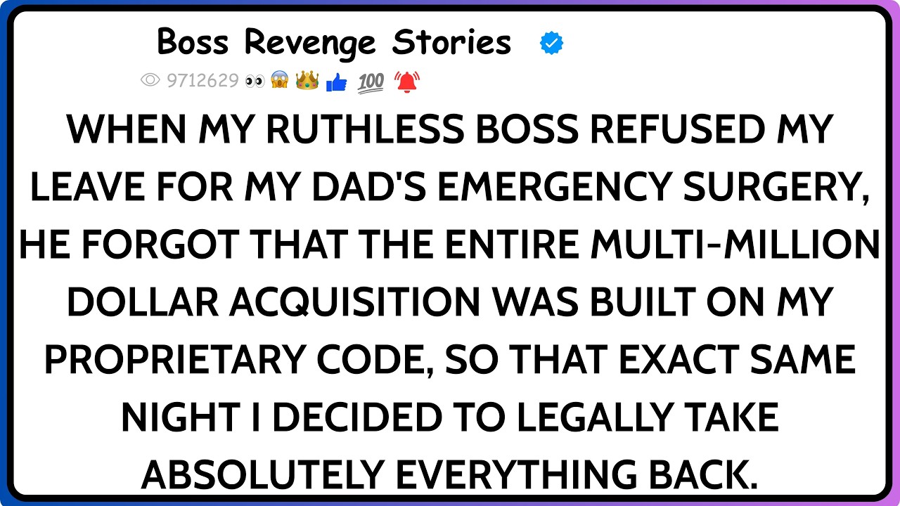 Heartless Boss Denied My Leave— That Night I Took Everything Back.