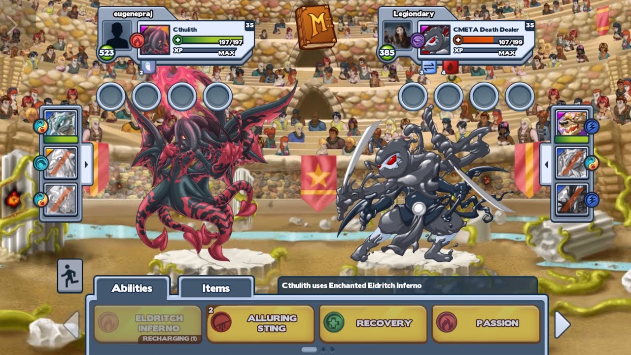 Luvcraft; perfect counter for lifesteal and switch-curses. #miscrits