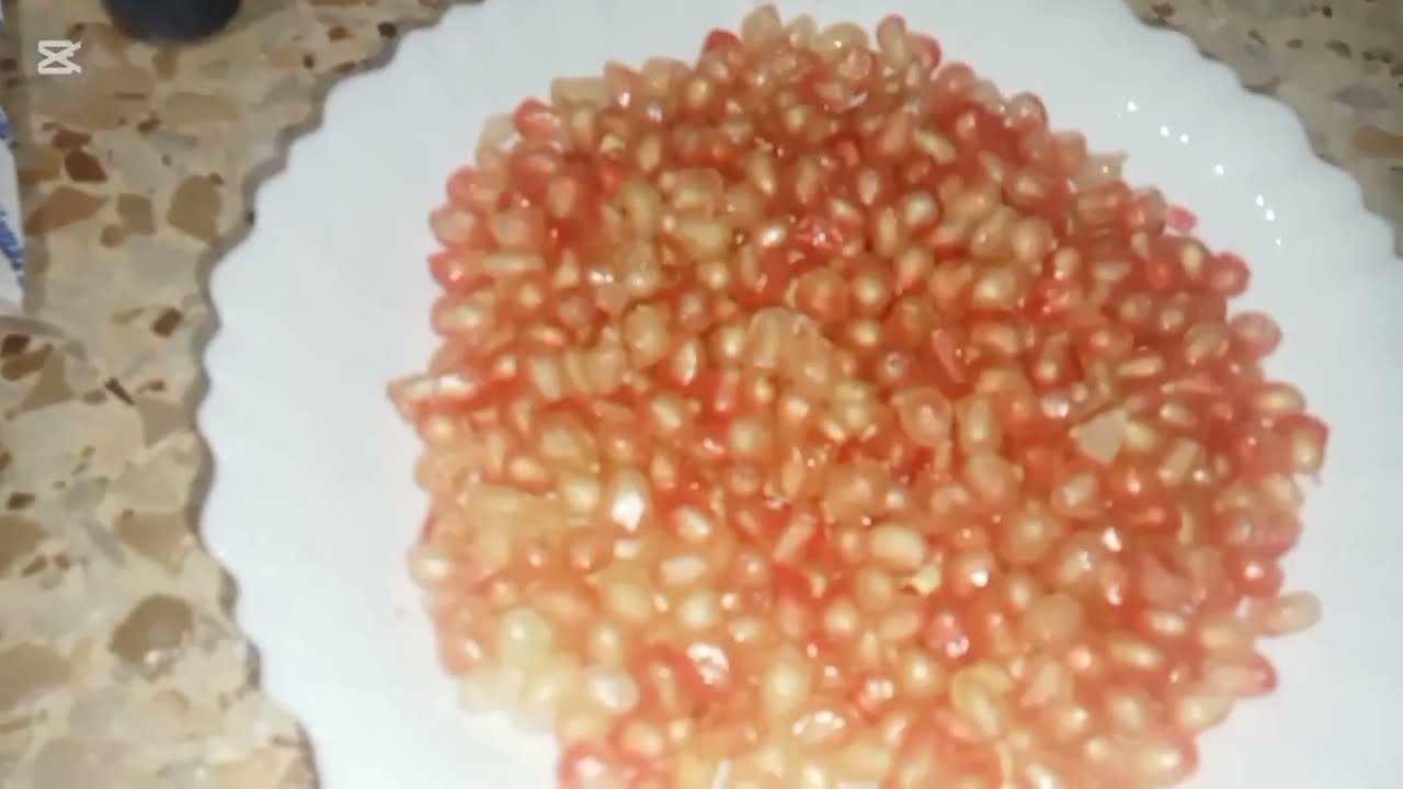 تحلية الرمان بكريمة الديبلومات و لا أروع 