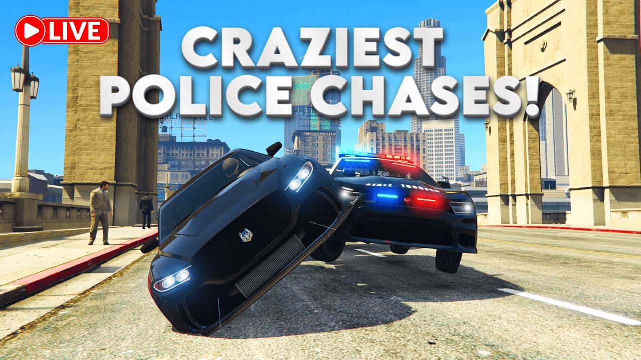 28 COPS vs CRAZY Getaway Drivers, MANHUNTS + MORE in GTA 5 | FULL STREAM - 2/14/26