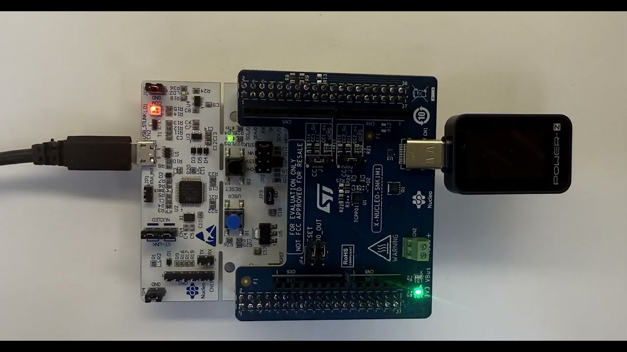 STM32G0 - Type C USB Power Delivery Demonstration