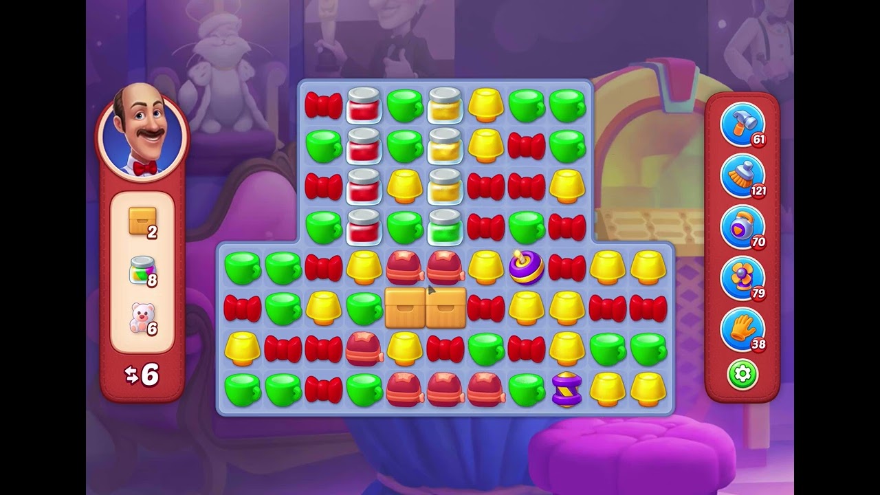 HomeScapes Level 19570 no boosters 