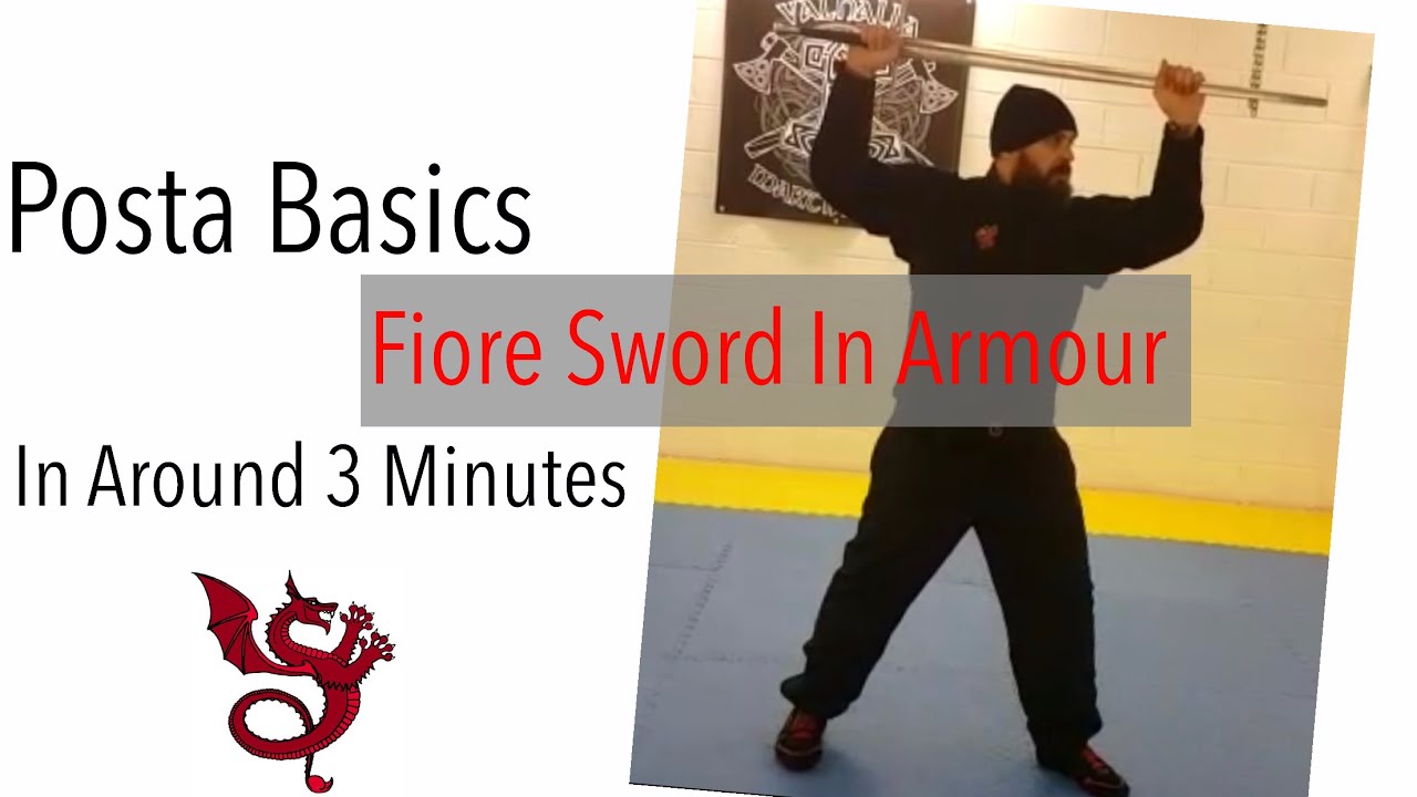 Fiore Sword In Armour | Posta Basics in 3 Minutes  | Exiles Vlogs