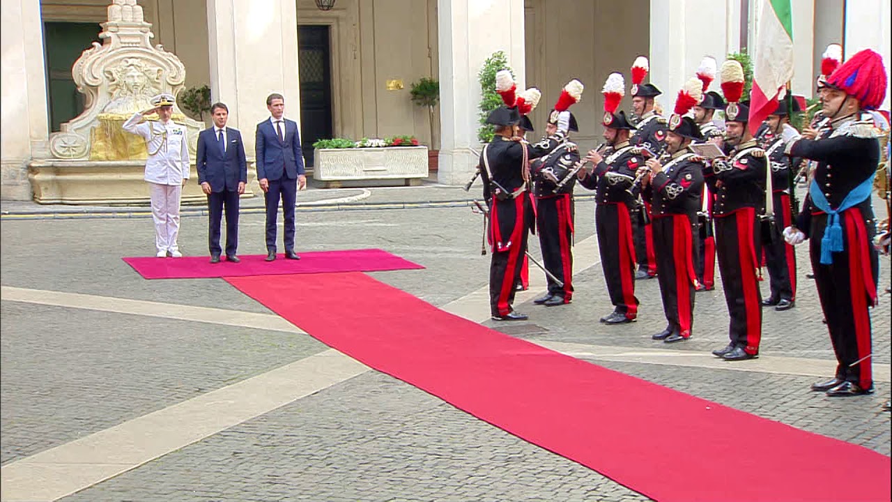 Il Presidente Conte riceve il Cancelliere Kurz