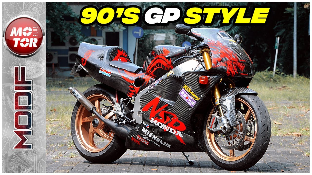 Honda NSR250R SP Ucin_OK, Full Carbon Biar Radikal | Motor Plus Modif