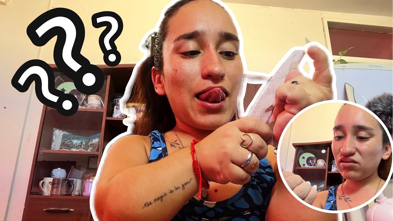 Me hago uñas esculpidas por primera vez| sale mal 