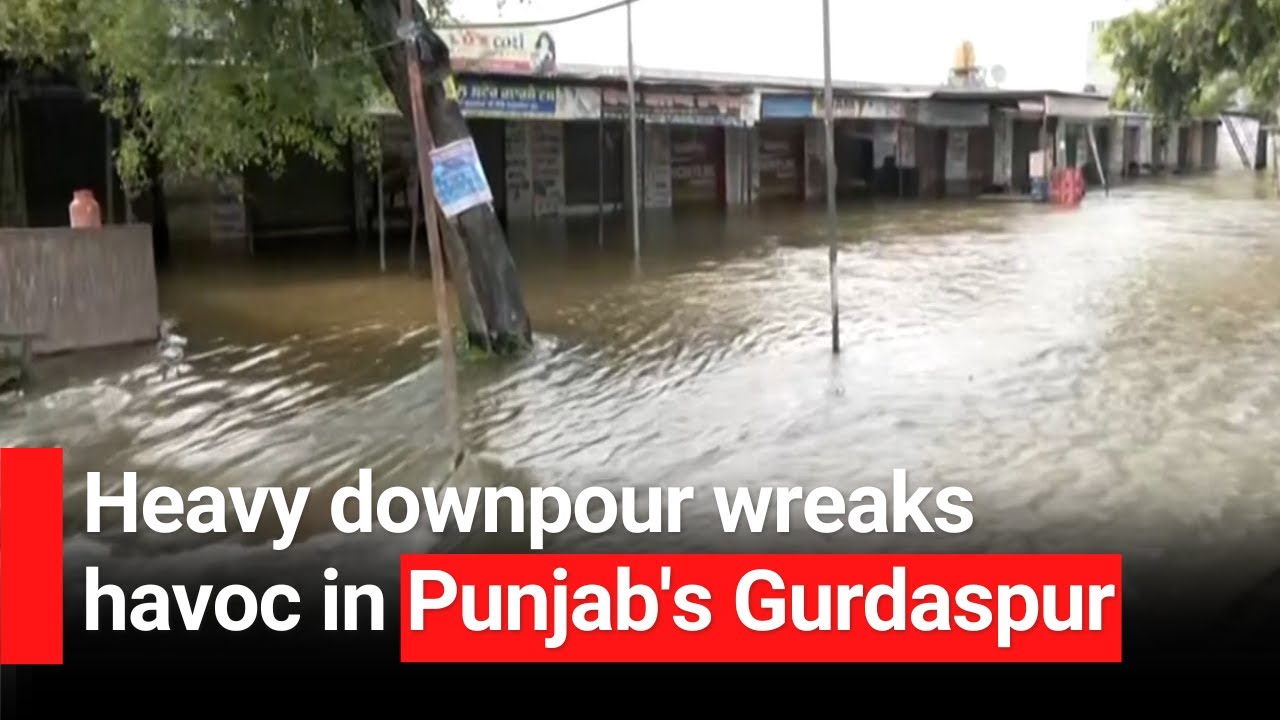 Punjab Rains: Flood-Like Situation In Gurdaspur, NDRF Teams Continues Rescue Operations
