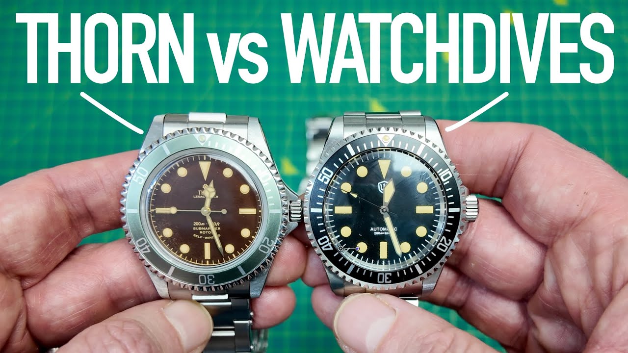 Разборки винтажных подводных лодок — Watchdives WD5513 против Thorn T023