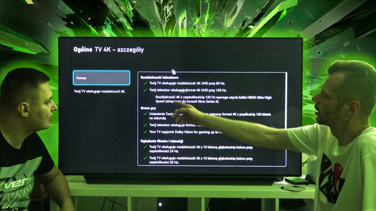 Konfiguracja Xbox Series X & OLED TV (nasze ustawienia)