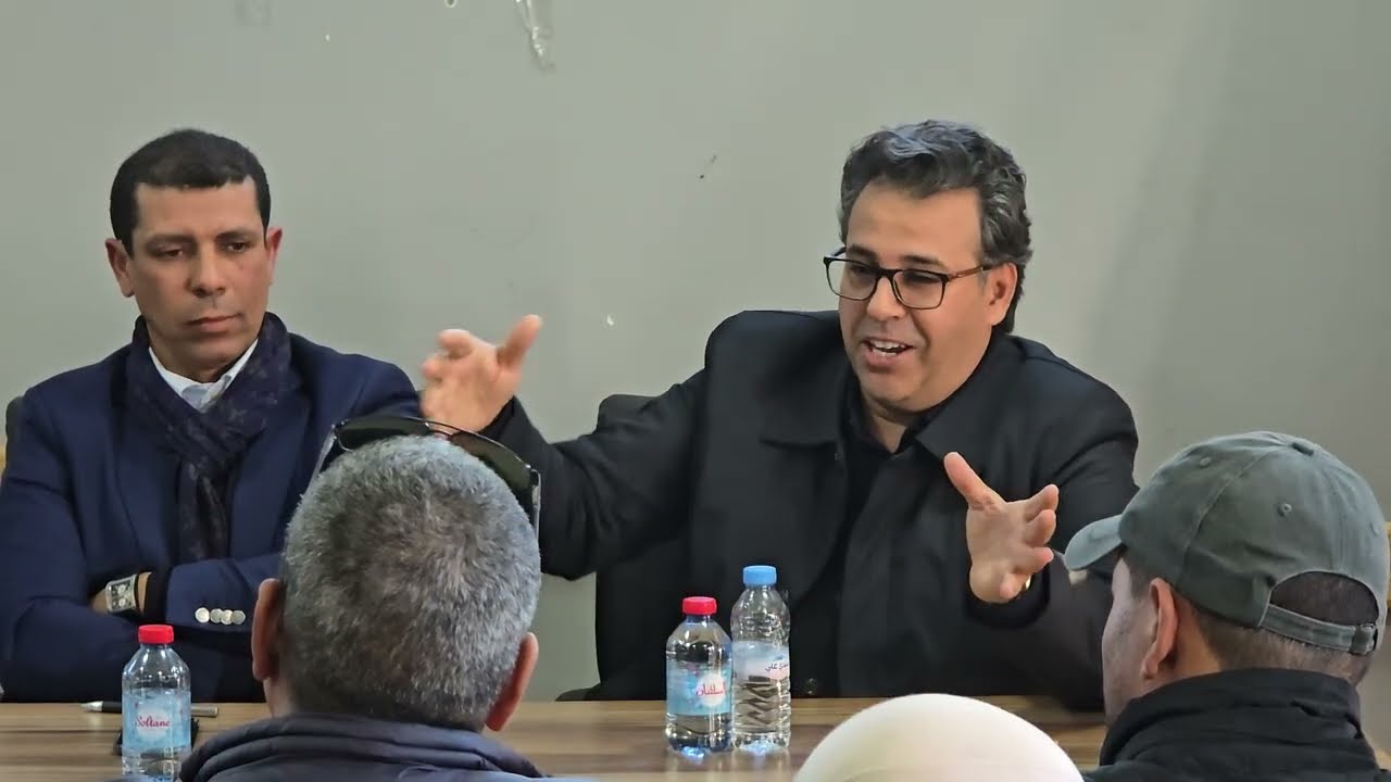 مداخلة بنسيتل عمر أثناء أشغال الجمع العام التأسيسي فرع خميس أيت واحي بالخميسات 