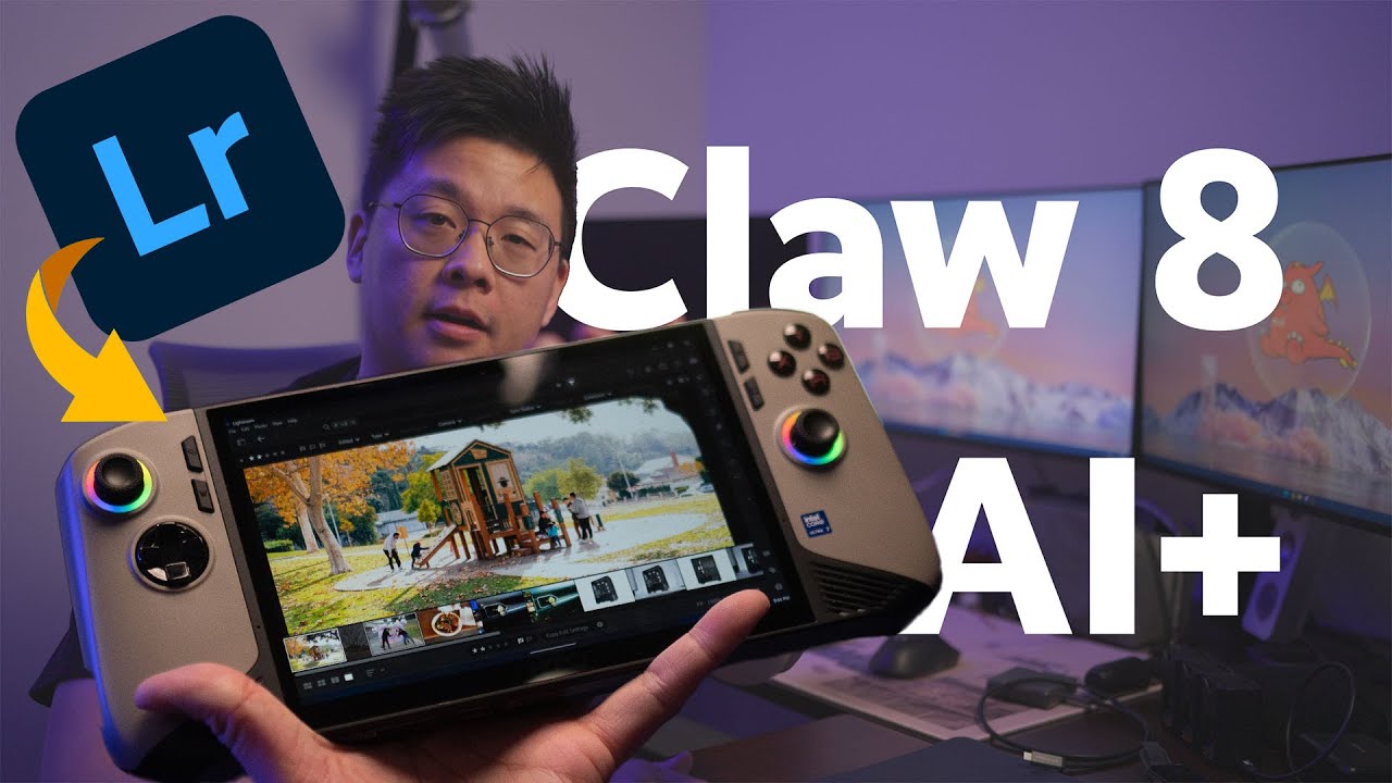 A Laptop Alternative for Photo Editing While On-the-Go? | Lightroom on MSI's Claw 8 AI+