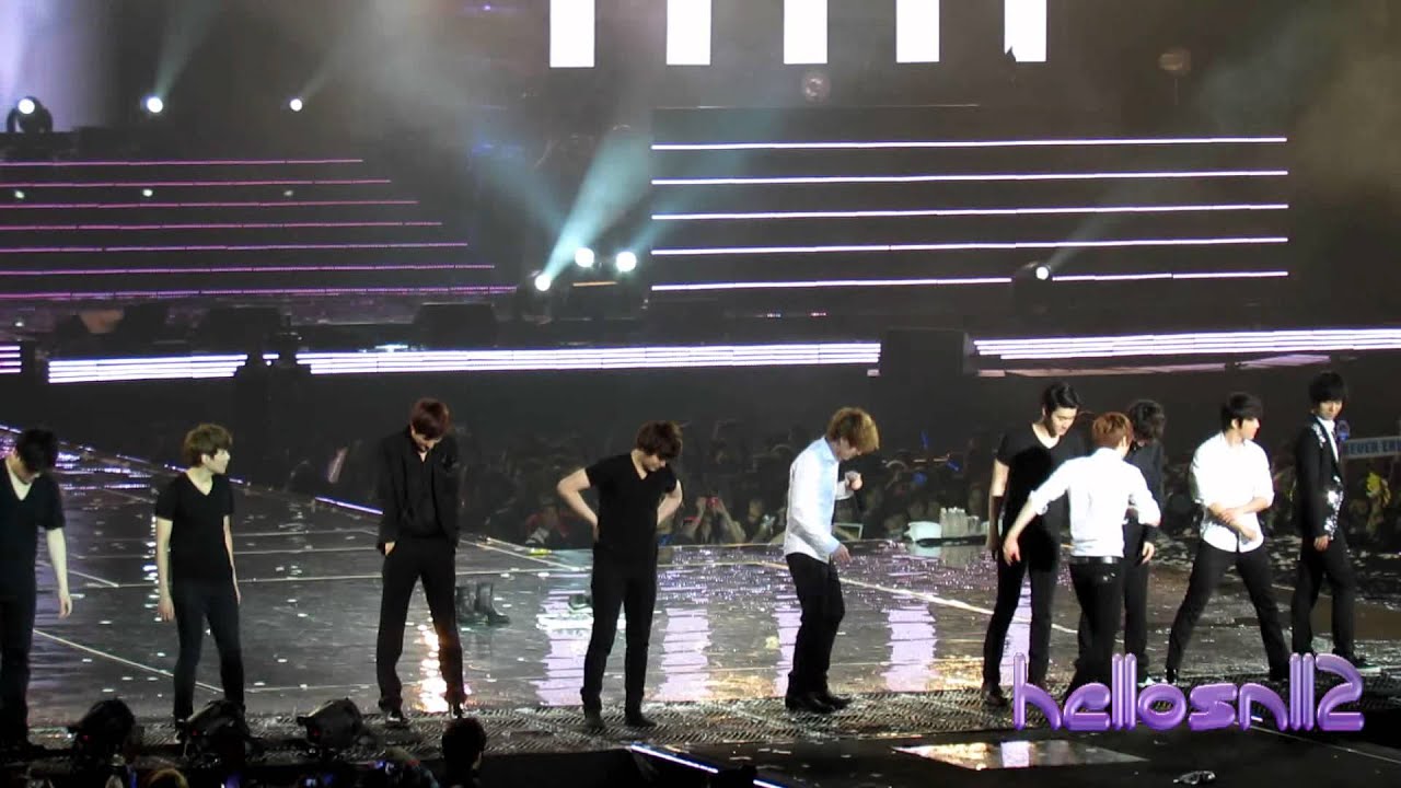 120310 Super Junior The Last Man Standing - Ending Water Splash@SS4 in Macau