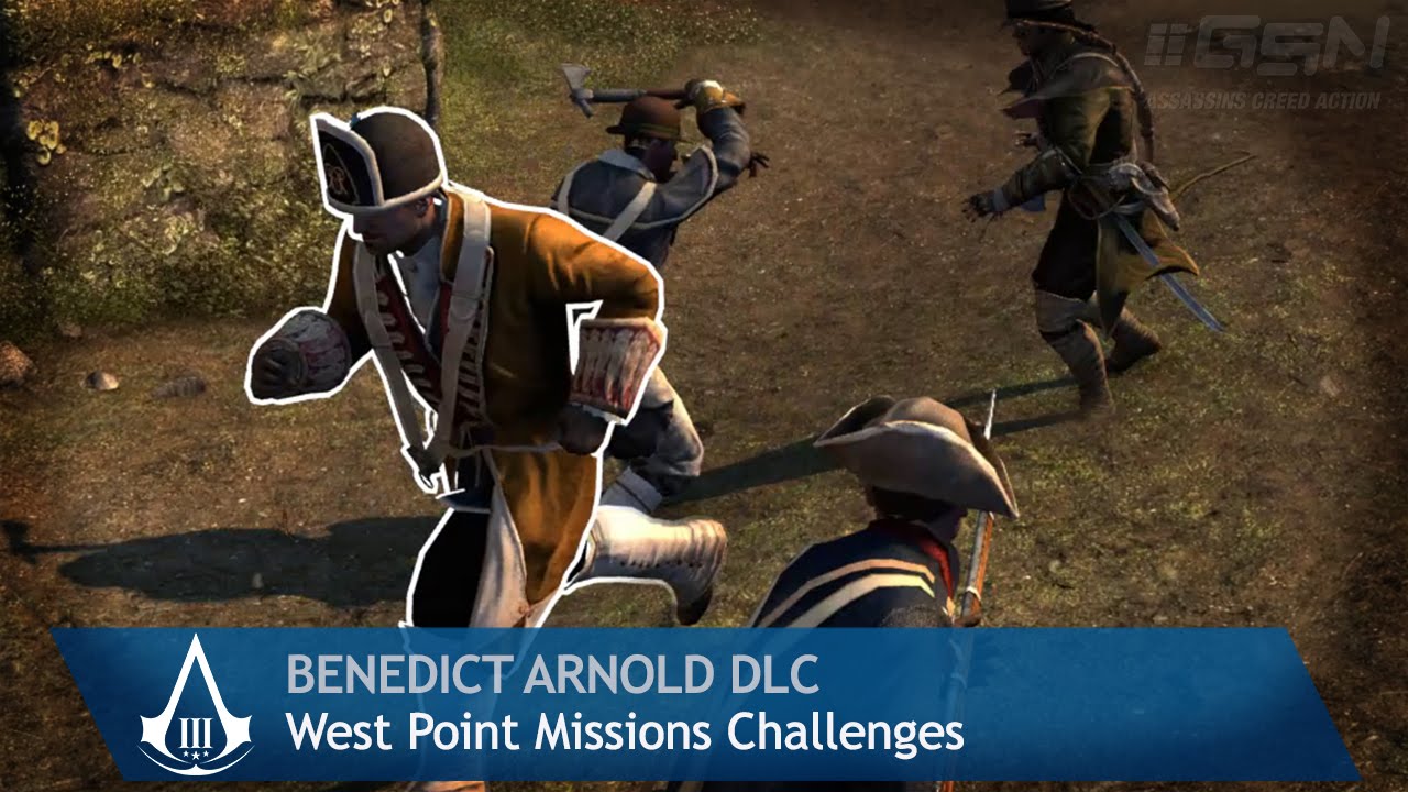 Assassin's Creed 3 - Benedict Arnold DLC - All West Point Missions Challenges