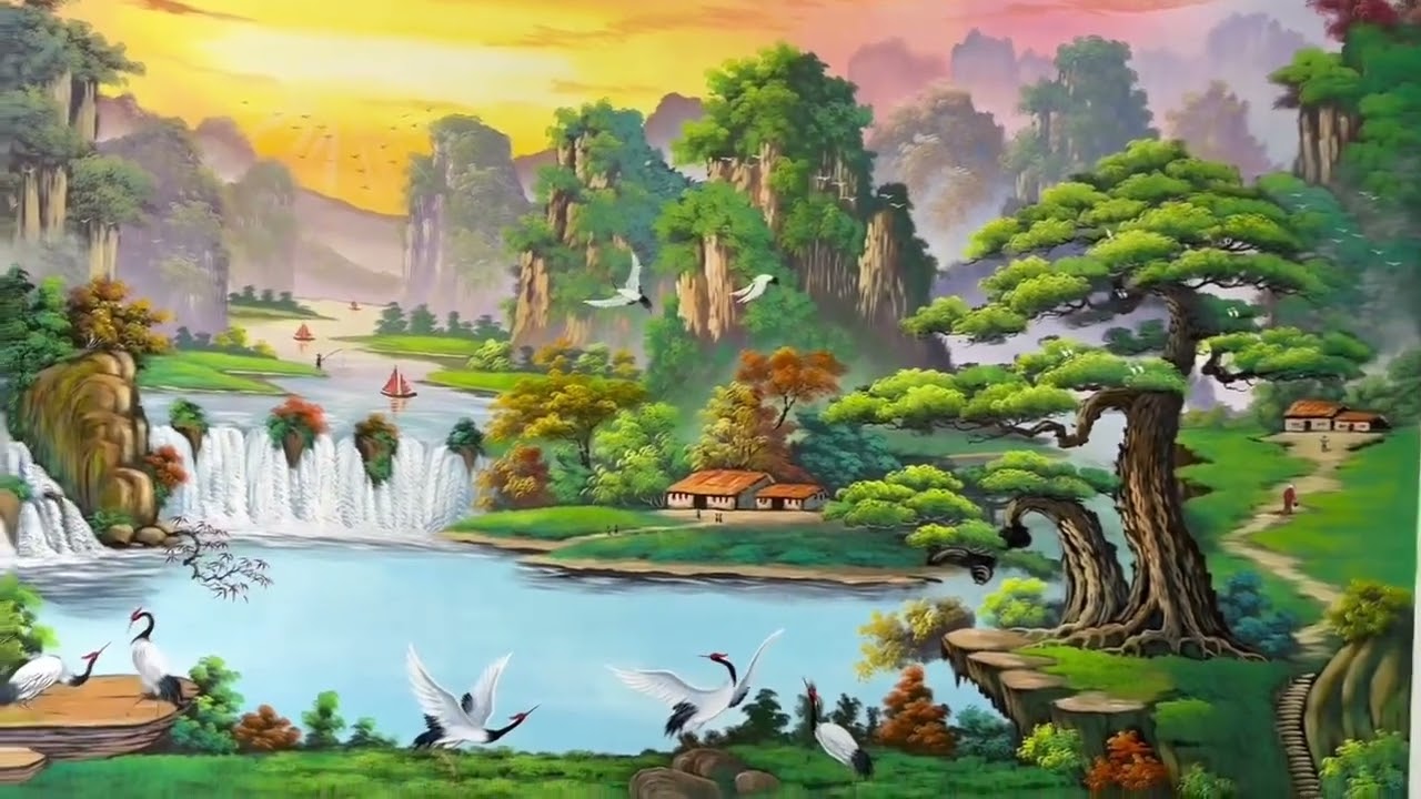 Sơn thủy hữu tình cho gia chủ 