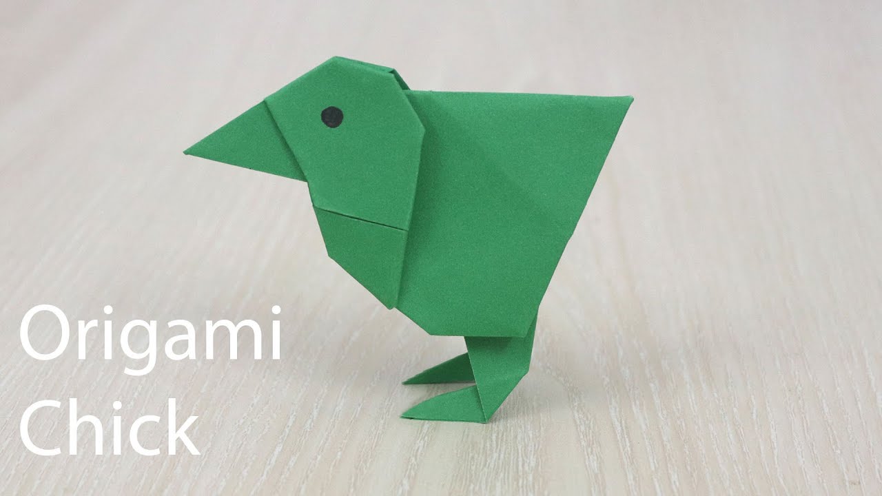 Origami Chick - Paper Chicken Crafts - Chicken Making with Paper