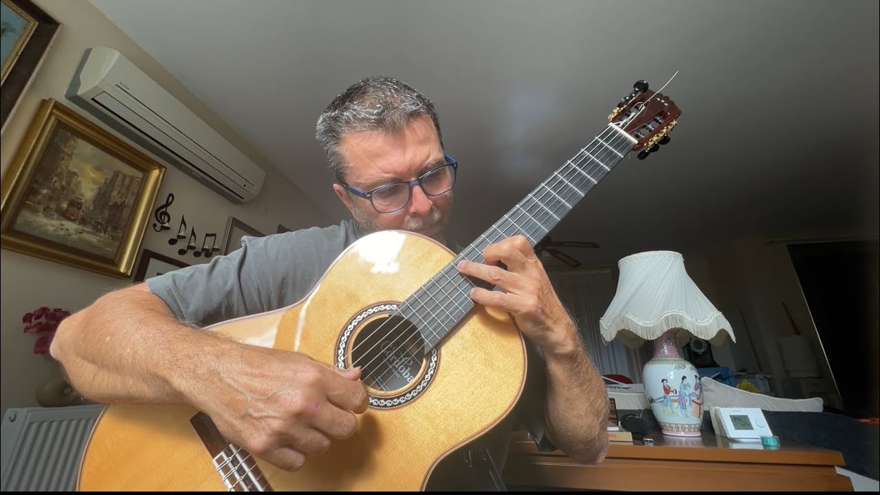 Agustin Barrios ~ La Catedral 1st Movement “Preludio Saudade” #barrios #lacatedral #classicalguitar