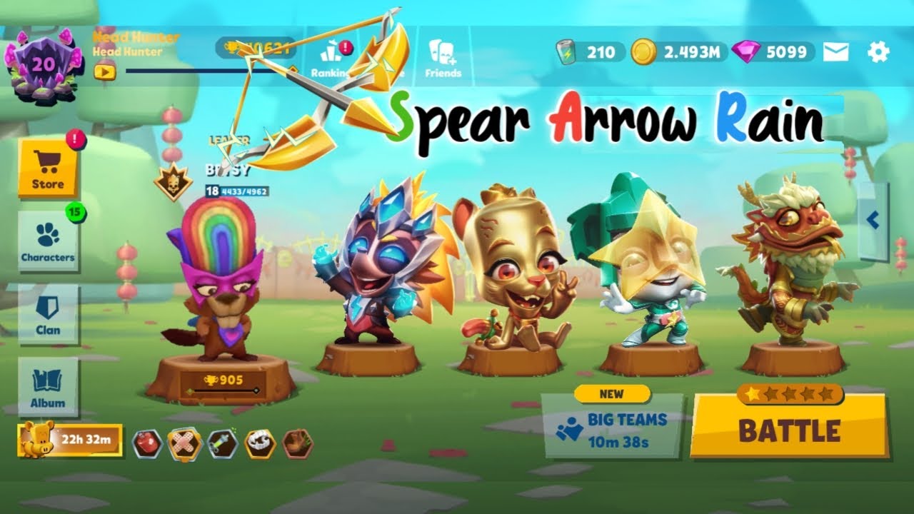 Zooba Squad Betsy Edna Elaine Caly Dragon Nico Arrow Rain Gameplay