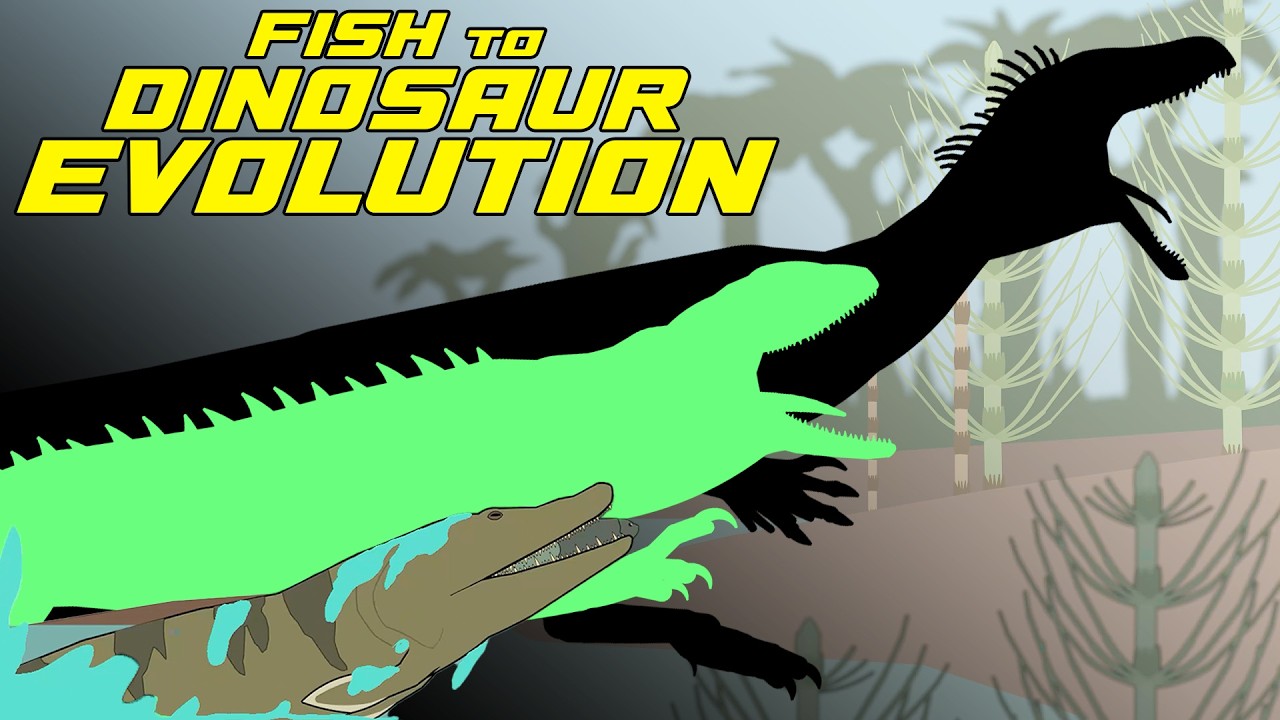От РЫБЫ к ДИНОЗАВРУ в 9 ЛЕГЕНДАРНЫХ СУЩЕСТВАХ 🐟➡️🦖