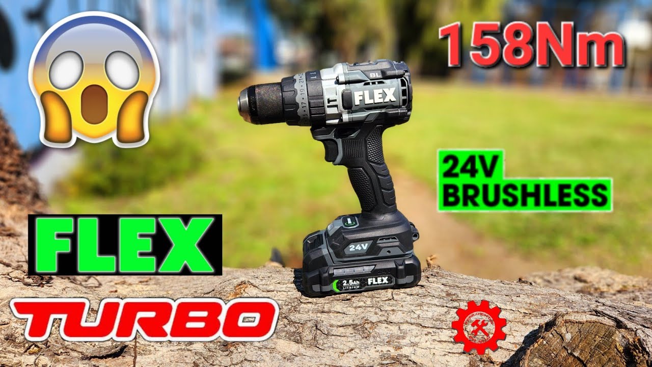 A MELHOR DO MUNDO??? PARAFUSADEIRA FLEX TURBO 24V  FX1271T BATTERY 24V STACKED