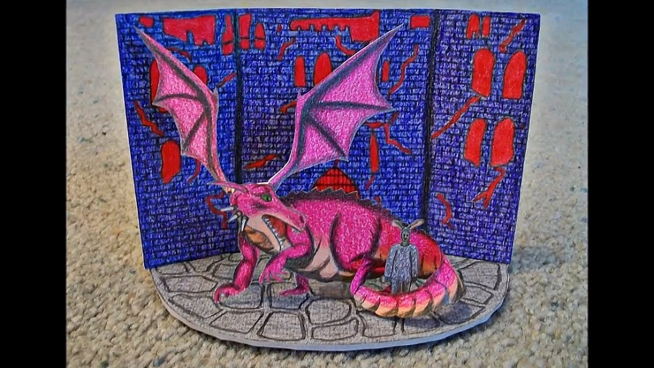 Paper Model of the Shrek the Musical Scenic Design (