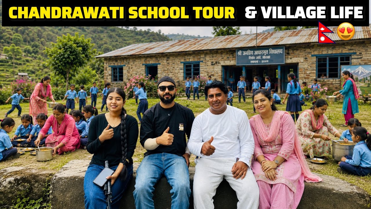 😍🇳🇵Hidden Beauty Of Chandrawati Village | School Tour & Village Life 