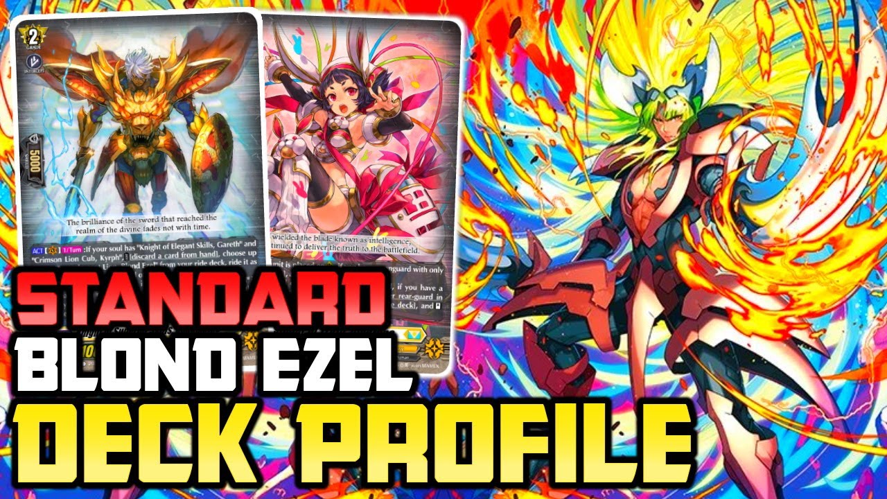 Standard Incandescent Lion Blond Ezel Deck Profile D-BT11 | Cardfight!! Vanguard