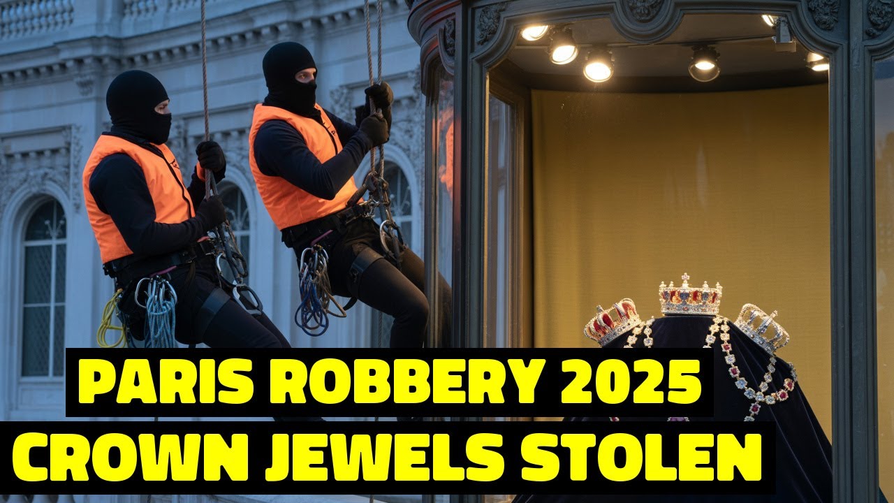 Paris Robbery 2025 | Crown Jewels Gone in Minitues