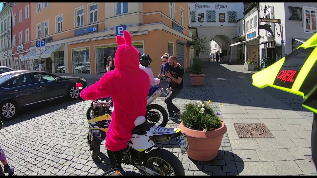 OSTERRIDE in Rosenheim | Schokolade an Polizei und Kinder verschenken ^^