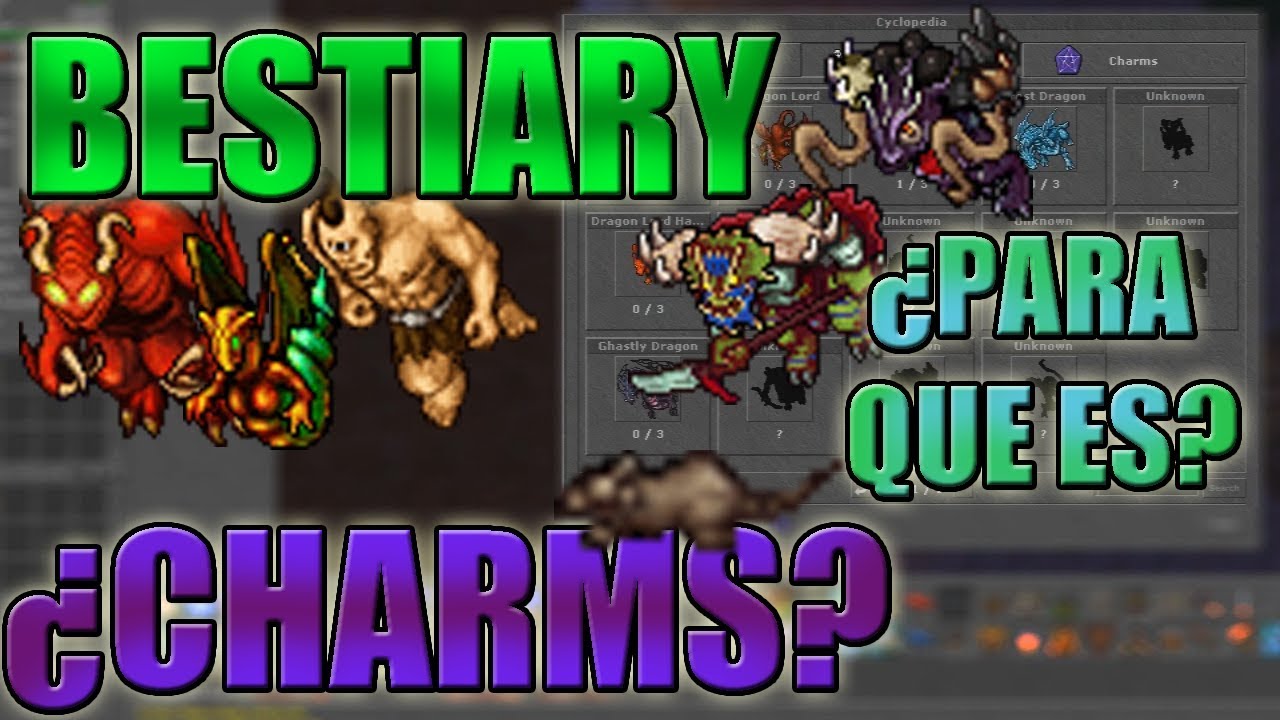 TIBIA - BESTIARY (BESTIARIO)